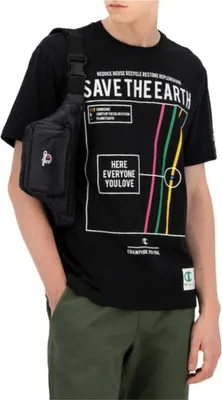 Produktbild von Champion Tshirts Eco Graphic Print, 216963KK006NBK, Größe: 188