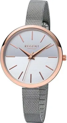 Produktbild von Regent Damen Uhr Metallarmband F-1170 Analog Metall Armbanduhr silber URF1170