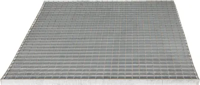 Produktbild von Gitterrostpodeste 30 x 30 mm, feuerverzinkt - Länge: 900 mm, Breite: 1000 mm