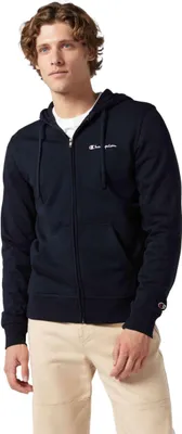 Produktbild von Champion Full Zip Hoodie Sweatshirt Herren Weste Kapuzenjacke dunkelblau M