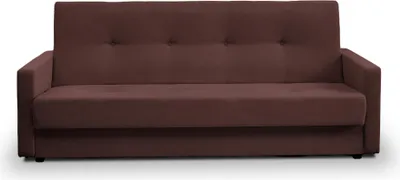 Obrázek produktu pro Pohovka 212x92x89 cm – Hnědá – Rozkládací s úložným prostorem – Odolný materiál – Postel pro hosty – 2místná