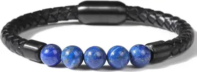 Produktbild von Armband DO-33425 - Stilvolles Herrenarmband in Blau KP33425