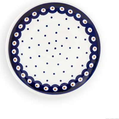 Produktbild von Original Bunzlauer Keramik Teller Dessertteller Kuchenteller flach Ø16 cm im Design 28