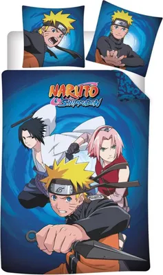 Produktbild von Naruto Bettwäsche aus 100% Baumwolle Weich, langlebig & hautfreundlich