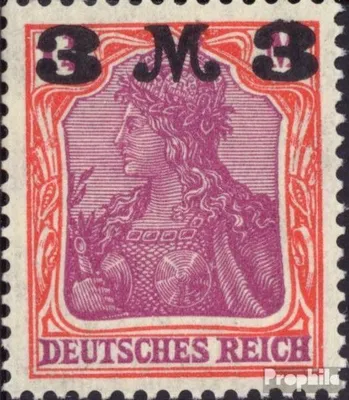 Produktbild von Briefmarken Deutsches Reich 1921 Mi 155 postfrisch Germania mit Aufdruck