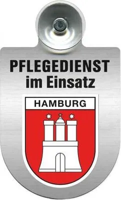 Zdjęcie produktu dla Znak na przednią szybę z przyssawką - Serwis - w tym wybrane regiony - 309358 - Kolor - Region Hamburg