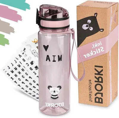 Obrázok produktu pre Odolná fľaša na pitie s objemom 500 ml pre deti, do školy, na šport