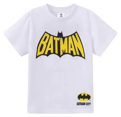 Produktbild von Batman - T-Shirt für Kinder, Polyester GT16170 (128) (Schwarz/Gelb)