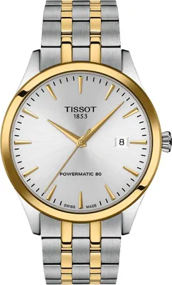 Produktbild von Tissot Herren Armbanduhr 40mm Edelstahl Saphirglas ETA Uhrwerk wasserdicht