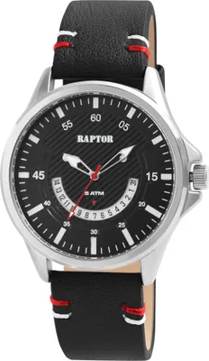 Produktbild von Raptor Herrenuhr "Semias" mit Echt Lederband