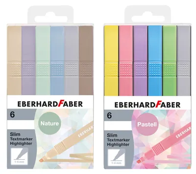 Obrázek produktu pro EBERHARD FABER - Zvýrazňovač Slim, 12 barev