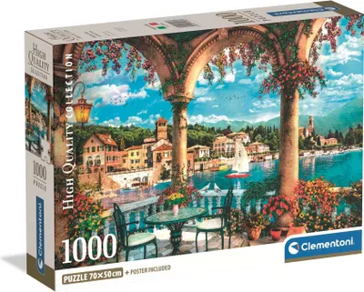 Image de Clementoni - Premium Puzzle 1000 elementów Widok na Jezioro Como