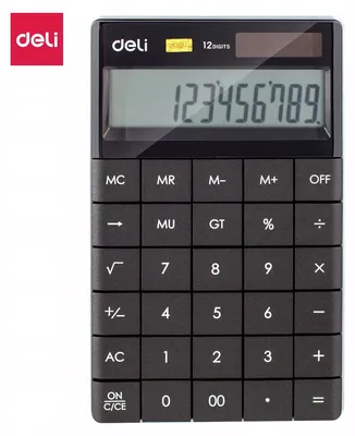 Imagen del producto de Calculadora de 12 dígitos, color negro