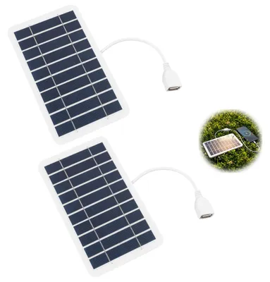 Image de Panneau solaire portable 2W USB - Étanche et compact