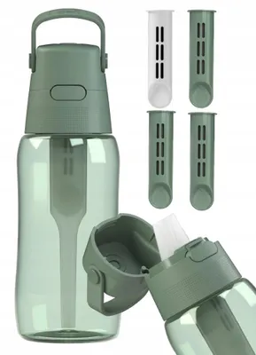Produktbild von Dafi Solid Filterflasche 0,5L Salbei mit 4x Filtern