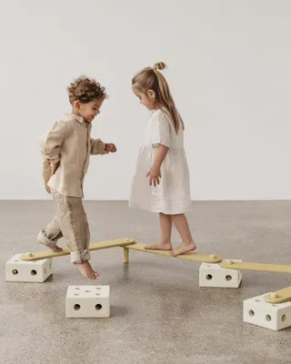 Produktbild von MODU Balance Track / Balancierstrecke, Farben:Sand Grey / Honey Yellow