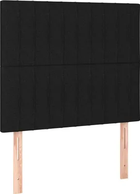 Produktbild von vidaXL Kopfteil Schwarz 100 x 5 x 118/128 cm Stoff