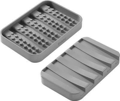 Produktbild von metaltex Seifenablage Gravity-Soap grau