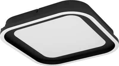 Produktbild von Eglo 900602 CALAGRANO LED Deckenleuchte 11W, 10W 375x375mm Schwarz Weiss Fernbedienung steuerbare Lichtfarbe dimmbar