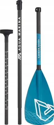 Zdjęcie produktu dla Wiosło Sup 3-Częściowe Z Włókna Węglowego 180-220Cm Lekkie Czarno-Niebieskie
