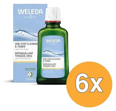 Produktbild von 6x WELEDA 2-in-1-Reinigung (100 ml)