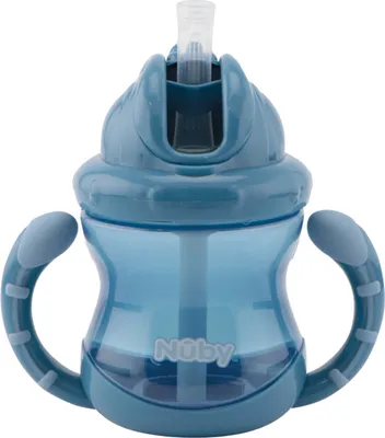 Produktbild von Nuby Flip-It Trinkbecher - 240 ml - Blau