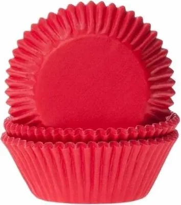 Produktbild von Papier-Muffinförmchen rot 50St