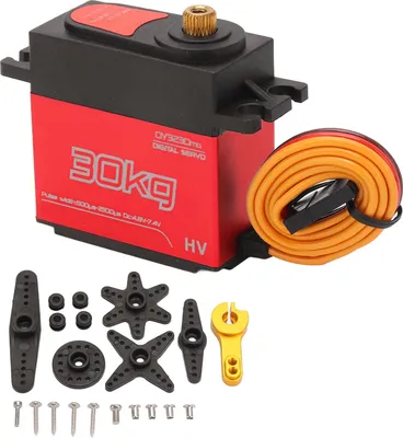 Produktbild von RC Servo 30KG rot wasserdicht digital 180° Alu Getriebe für Auto Boot Roboter