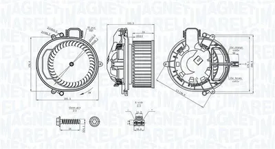 Produktbild von MAGNETI MARELLI 069412722010 Innenlüfter  69412722010