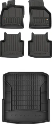 Produktbild von FROGUM Gummimatten Auto Fußmatten + Kofferraummatte für Skoda Superb III 2015-23
