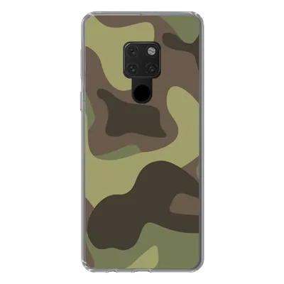 Produktbild von MuchoWow® Handyhülle Schutzhülle Hülle für Huawei P40 Lite Illustration eines Tarnmusters Silikon Softcase Handy Hülle - Handy