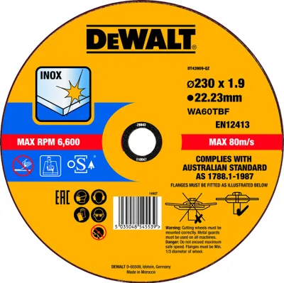 Zdjęcie produktu dla DeWALT DT43909-QZ, Tarcza tnąca, 1 szt.