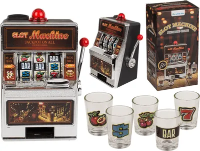 Produktbild von OOTB Trinkspiel Spielautomat mit 5 Shooter-Gläsern