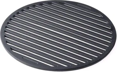 Zdjęcie produktu dla Żeliwny ruszt do grillowania – nierdzewny – 30 x 30 cm – naczynie do gotowania na świeżym powietrzu
