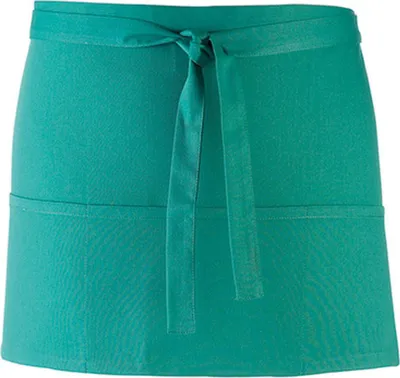 Obrázek produktu pro Premier Workwear PR155 | Kapesní zástěra 'Colours' - 60 x 33 cm - Praní v pračce: do 60° - Barva: Emerald (cca Pantone 341) - Rozměr: 60 x 33 cm