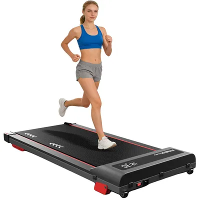 Produktbild von Laufband für unter den Schreibtisch, 2,25 PS Motor, 100 KG Tragfähigkeit, verstellbare Neigung, 80-120 cm Laufbandlänge, 30-50 cm Laufbandbreite