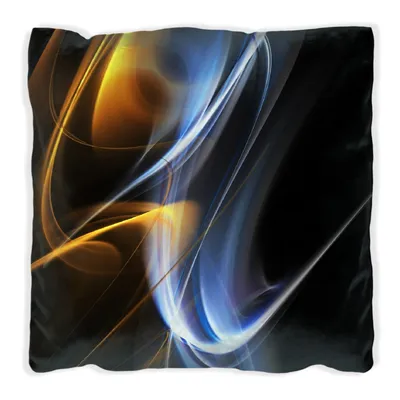 Produktbild von Wallario Premium Kissen, weiche Oberfläche, mit Motiv Abstraktes Design, Größe: 60 x 60 cm, mit weißer Rückseite