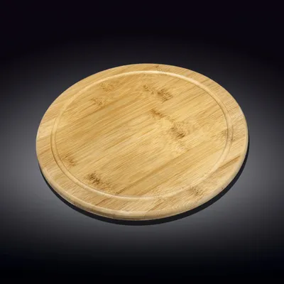 Image de Plateau de service en bambou Wilmax 30,5 cm, naturel WL-771090/A