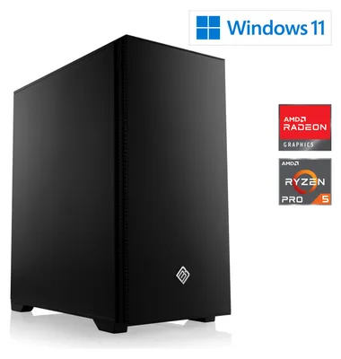 Produktbild von Desktop-PC M12850H / AMD Ryzen 5 Pro 5655G, 6x 3900 MHz / AMD  / 16 GB DDR4 RAM / M.2 SSD 1000 GB - Windows 11 Home
