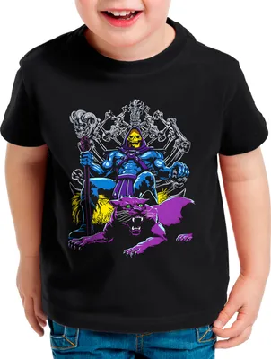 Produktbild von style3 Evil Panthor Kinder T-Shirt he master universe man anime