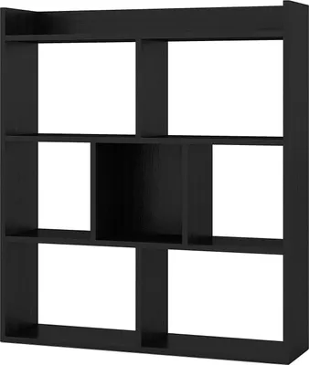 Obrázek produktu pro Knihovna se 7 kostkami, 80x20x90 cm, černá