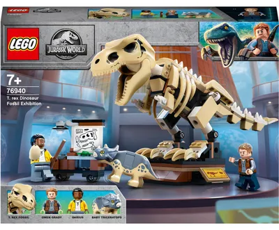 Image de LEGO Jurassic World L'Exposition du Fossile de Dinosaure T. Rex 76940