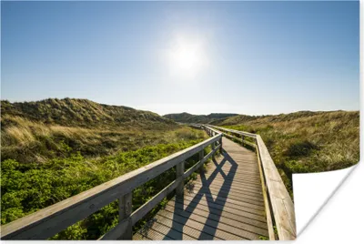 Produktbild von MuchoWow® Poster Strand - Sommer - Deutschland 60x40 cm - Schlafzimmerdekoration