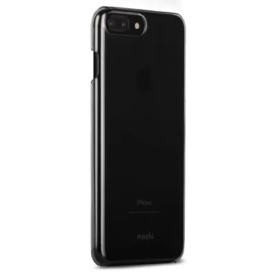 Produktbild von Moshi, Ultradünne Snap-On Hülle iPhone 7 Plus / 8 Plus, Schwarz