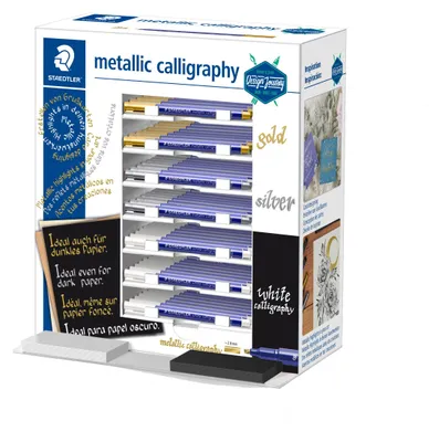 Zdjęcie produktu dla STAEDTLER® 8325-SCA70 Ołówek kaligraficzny metaliczno-biały 70ST