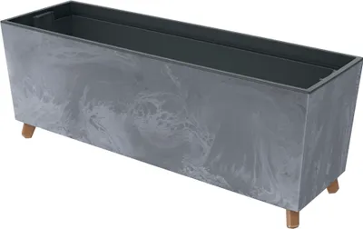 Immagine prodotto di fioriera 77cm URBI CASE BETON EFFECT N DUC800NE-425U marengo plastica PROSPERPLAST