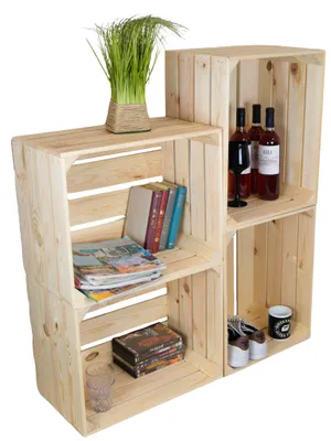 Produktbild von 4 x Holzkisten "Johanna" - NEU