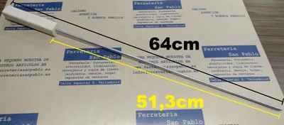 Spieß aus Edelstahl mit Holzgriff, 650 mm, 1 Stück