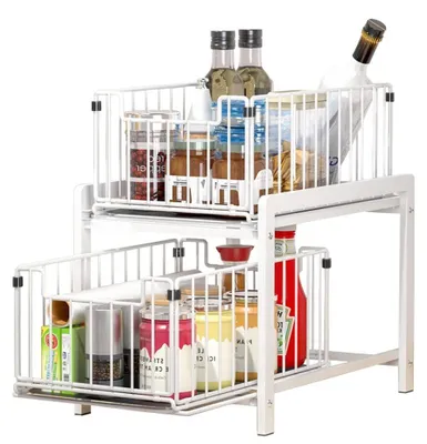 Obrázok produktu pre Organizér do kuchyne, ktorý sa umiestňuje pod umývadlo, s 2 zásuvkami