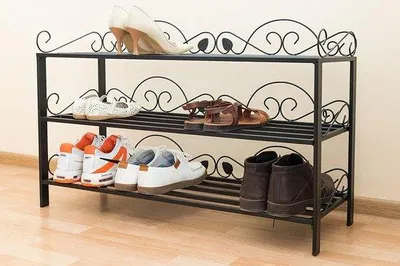 Produktbild von Famanu Schuhregal Platzsparend - Schwarz